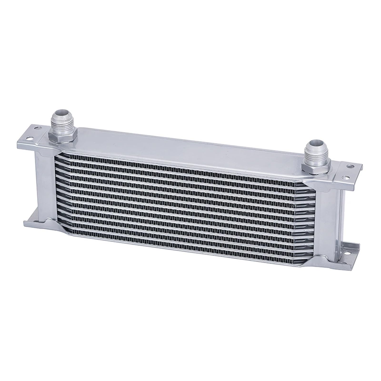 AN10 grzejnik aluminiowy 10/13/15/16/19/25/30 rzędowy chłodnica oleju wymiana chłodnicy uniwersalnej(13 rows silver)