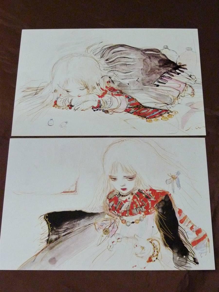 Amazon.co.jp: 天野喜孝 天使のたまご イラスト はがき 4点