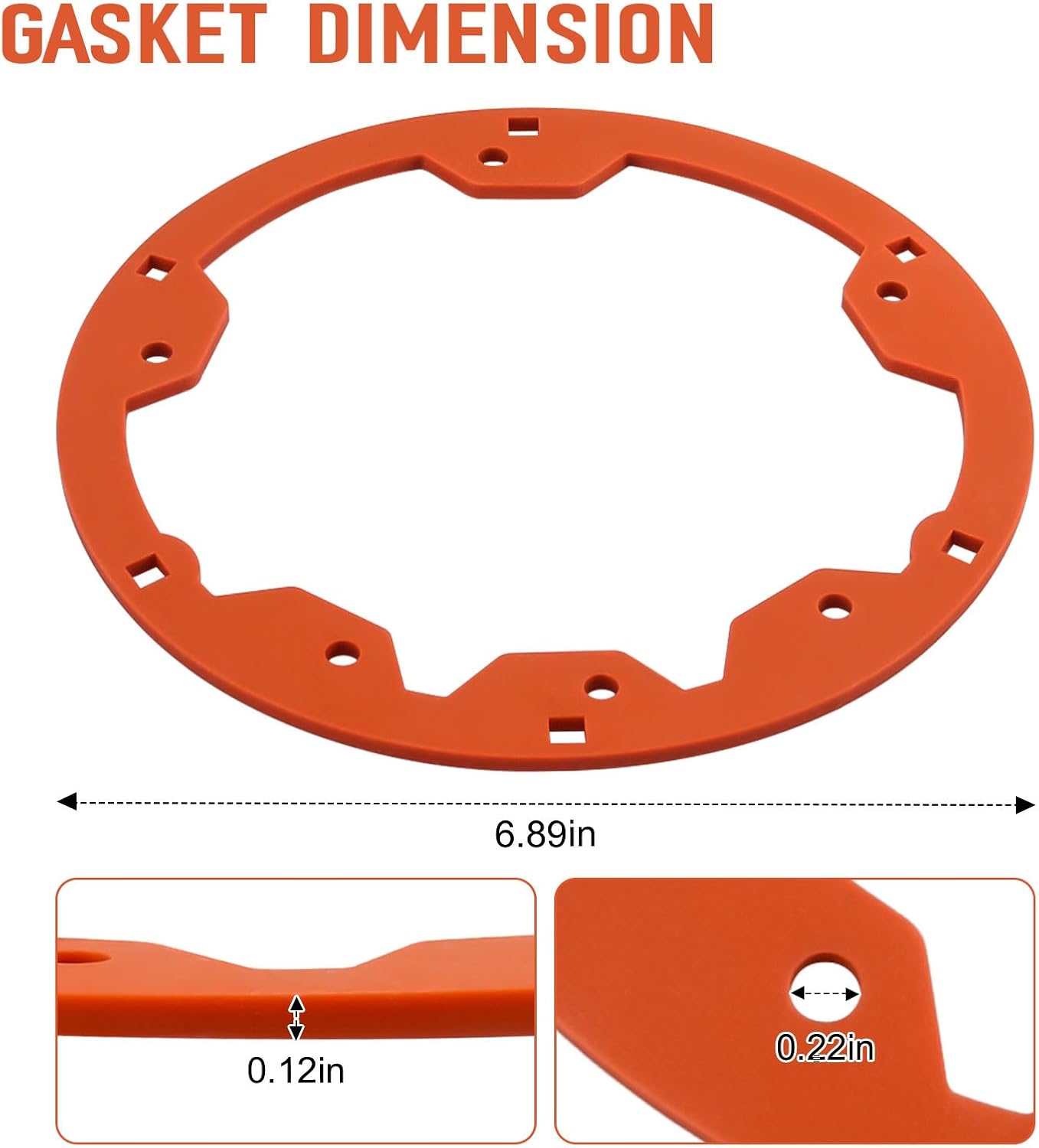 Combustion Blower Motor Gasket Replacement for Quadrafire Mt Vernon Ae Stove Srv7000-714，Pellet Stove Combustion Blower Gasket Fireplace Parts - Used to Seal Up The Combustion Chamber (1 Piece)