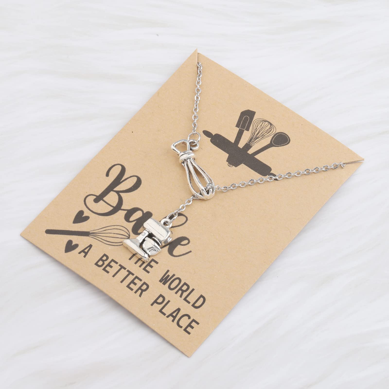 MAOFAED Baker Gift Pastry Baker Gift Bake The World A Better Place Bake Lover Gifts Bakeing Merchandise (bakeThe world card ne)