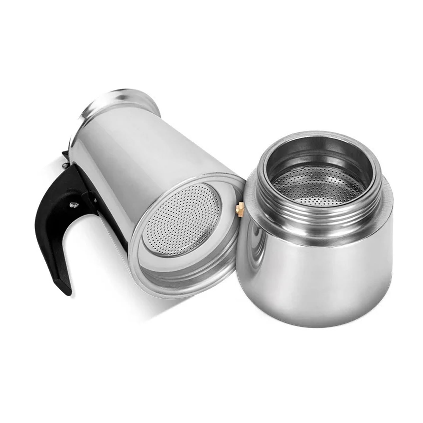 Generico Moka in acciaio inossidabile 100-450 ml Macchina for l'estrazione del caffè for la casa Negozio di bevande(450ml-9 cups)