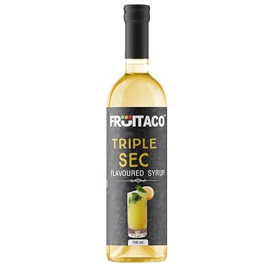 Fruitaco Triple Sec Syrup: Perfect Mixer For Enhancing Mocktails & Cocktails, Drinks, And Mojitos At Parties, Convenient