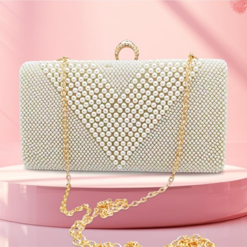 Wedding Prom Pearl Evening Dress Bag Women's Handbag Single Shoulder Crossbody Bags Formal Events Banquets image 2
