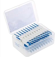 Vista 1 de 200 cepillos interdentales de silicona de doble extremo, palillo de dientes de doble extremo, selección de hilo dental con cerdas de silicona