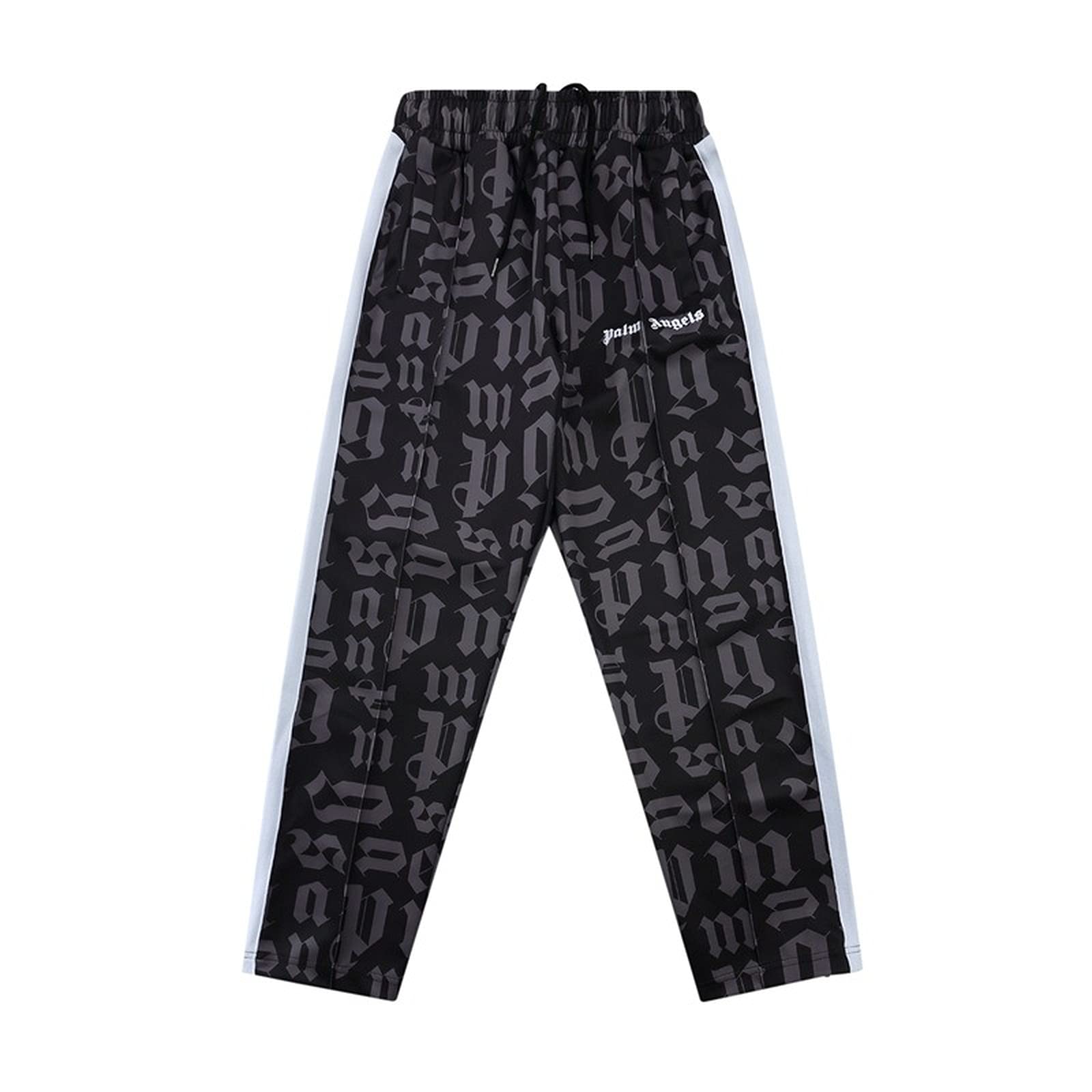 Palm Angel Track Pants Broken Logo Pattern Sweatpants Casual Fashion Hip Hop Sports Jogging Pant for