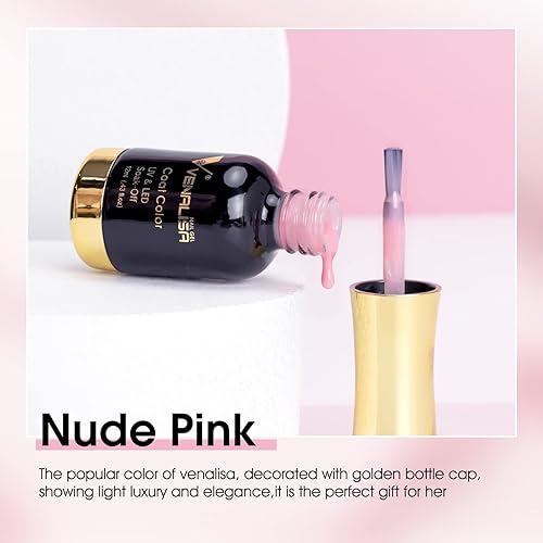 Miniatura 2 de VENALISA - Esmalte de uñas de gel, color granate para primavera y verano, esmalte de uñas en gel para remojar con LED UV, arte de uñas, salón de