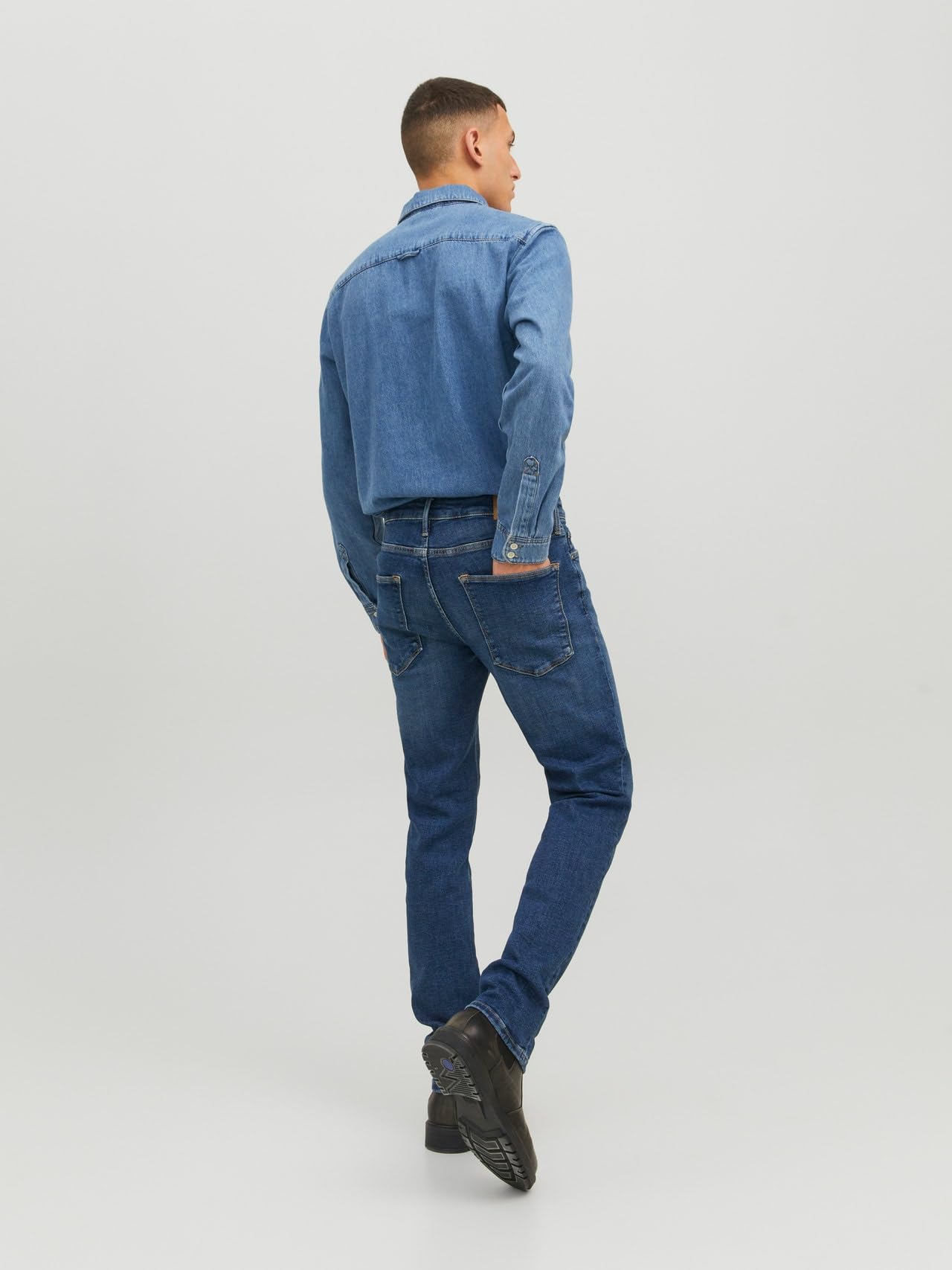 JACK & JONES Jjiclark Jjevan Jos 298 Lid Noos - Dżins Mężczyźni