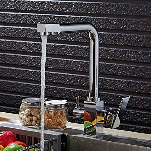 Robinet de cuisine rotation 360 avec double suspension Nero - 6
