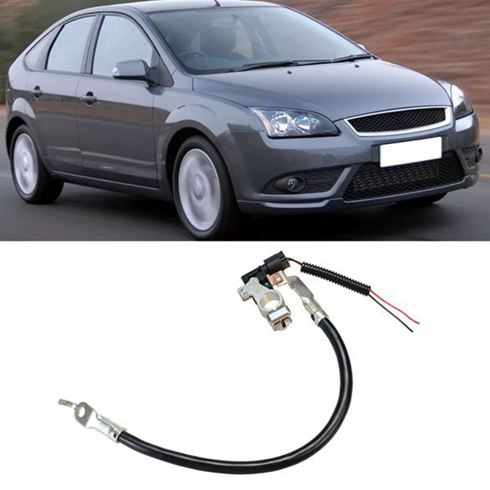 Pince de Batterie en Plastique et métal Solide, Remplacement de Terminal de pôles résistants à l ' érosion pour Terminal de Batterie de Voiture