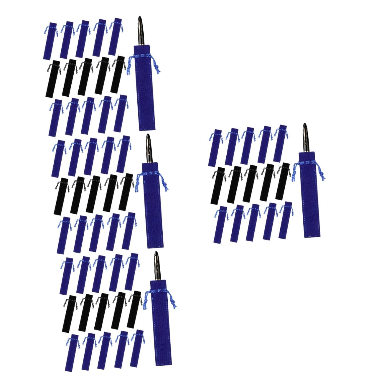 200pièces Poches à Stylo avec Cordon Étuis De pour Et Crayons De Rangement Et Noirs