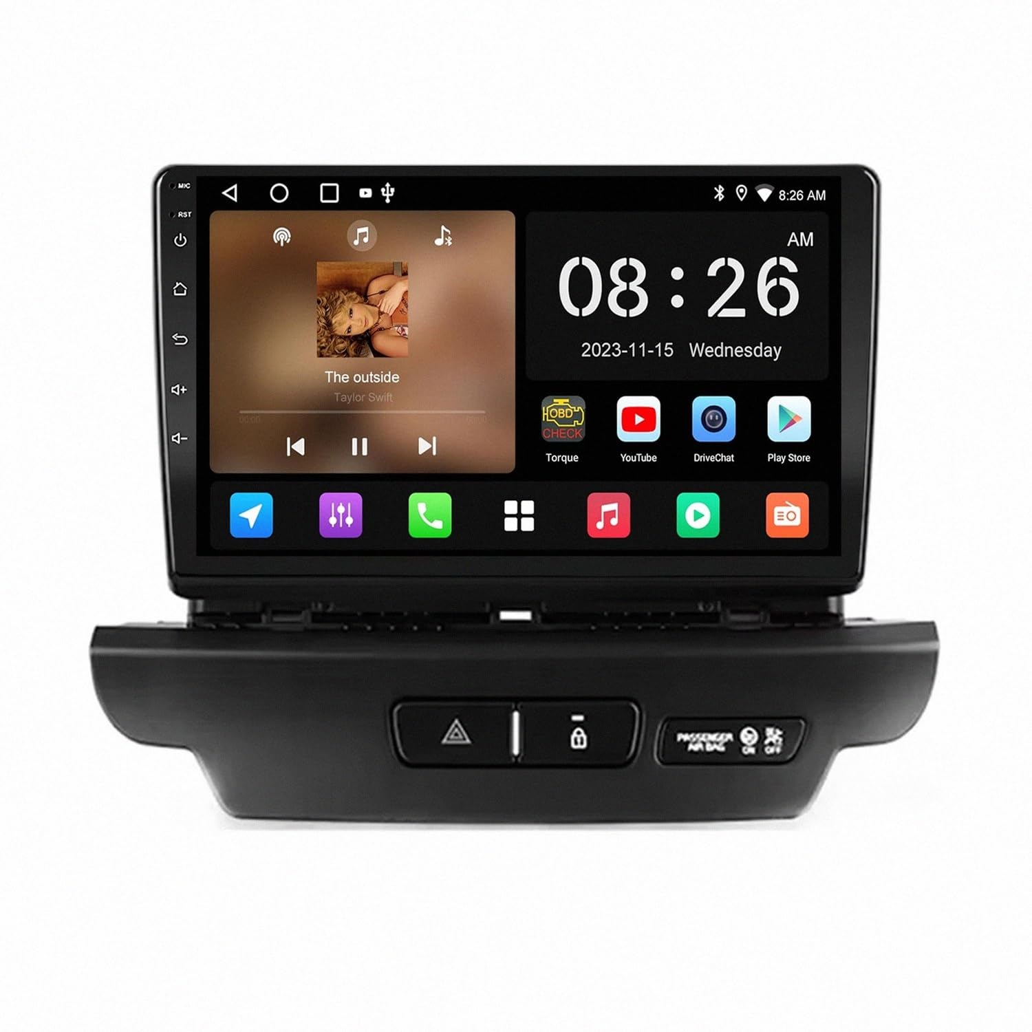 Auto-Multimedia-Player 2 Din für Kia Ceed 3 CD 2018-2020 Bildschirm mit Bluetooth-Freisprecheinrichtung, Sprachassistent, Live-Navigation, Mirrorlink, 8 Kern 8G+256G