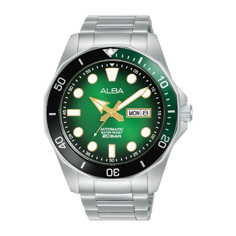 Alba AL4537X1 Green-Black Gradation Dial Mechanical Watch (B0D79GWKR6) Amazon Price History, Amazon Price Tracker