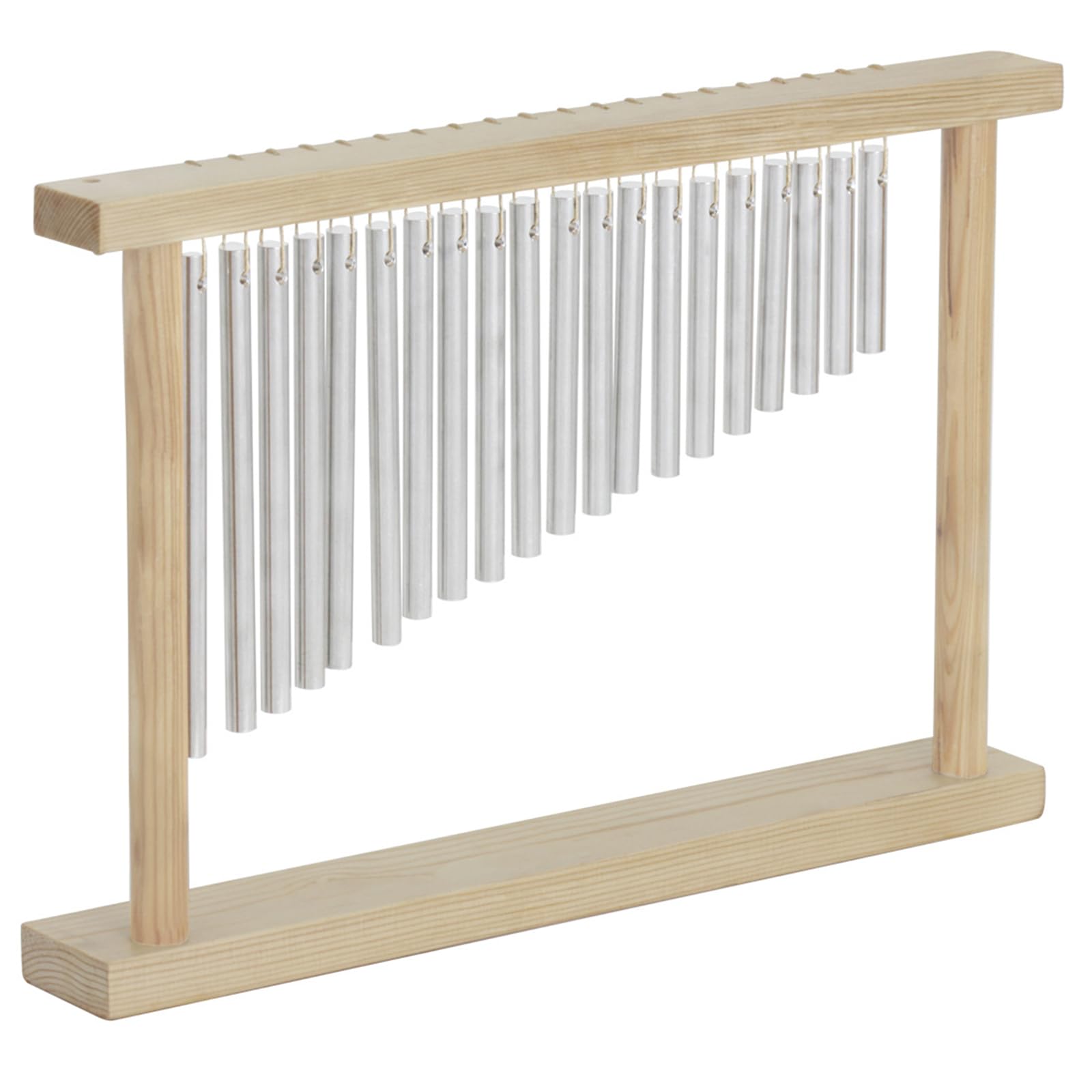 Praktisches Windspiel aus Aluminium und Holzstruktur, geeignet für Studio- und Live-Auftritte, Percussion aus Aluminiumlegierung