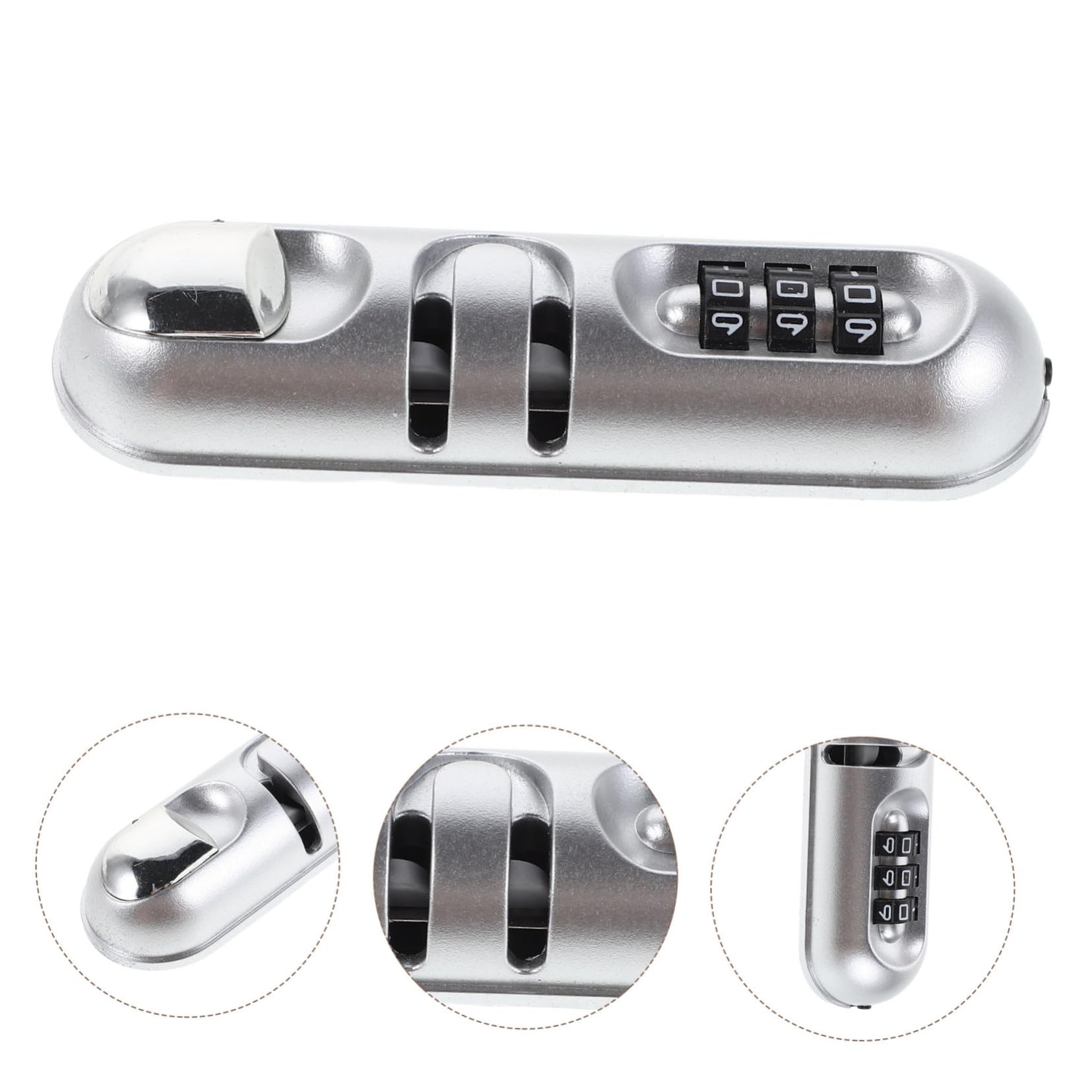 3 Pezzi Luggage Lock con Combinazione Sicurezza per Valigie e Materiale Resistente e Urti Design e per Viaggi
