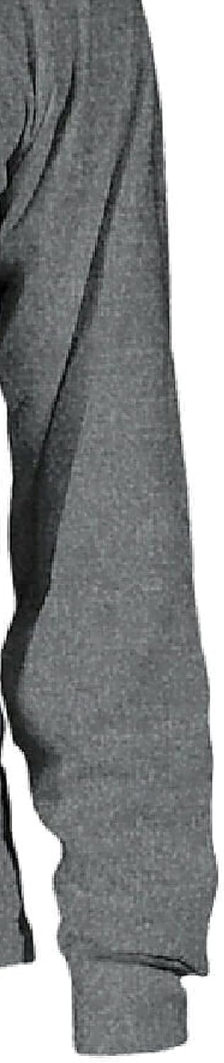 Georgia Men's Distressed Team Logo Smoke Grey Long Sleeve T Shirt - Image 4