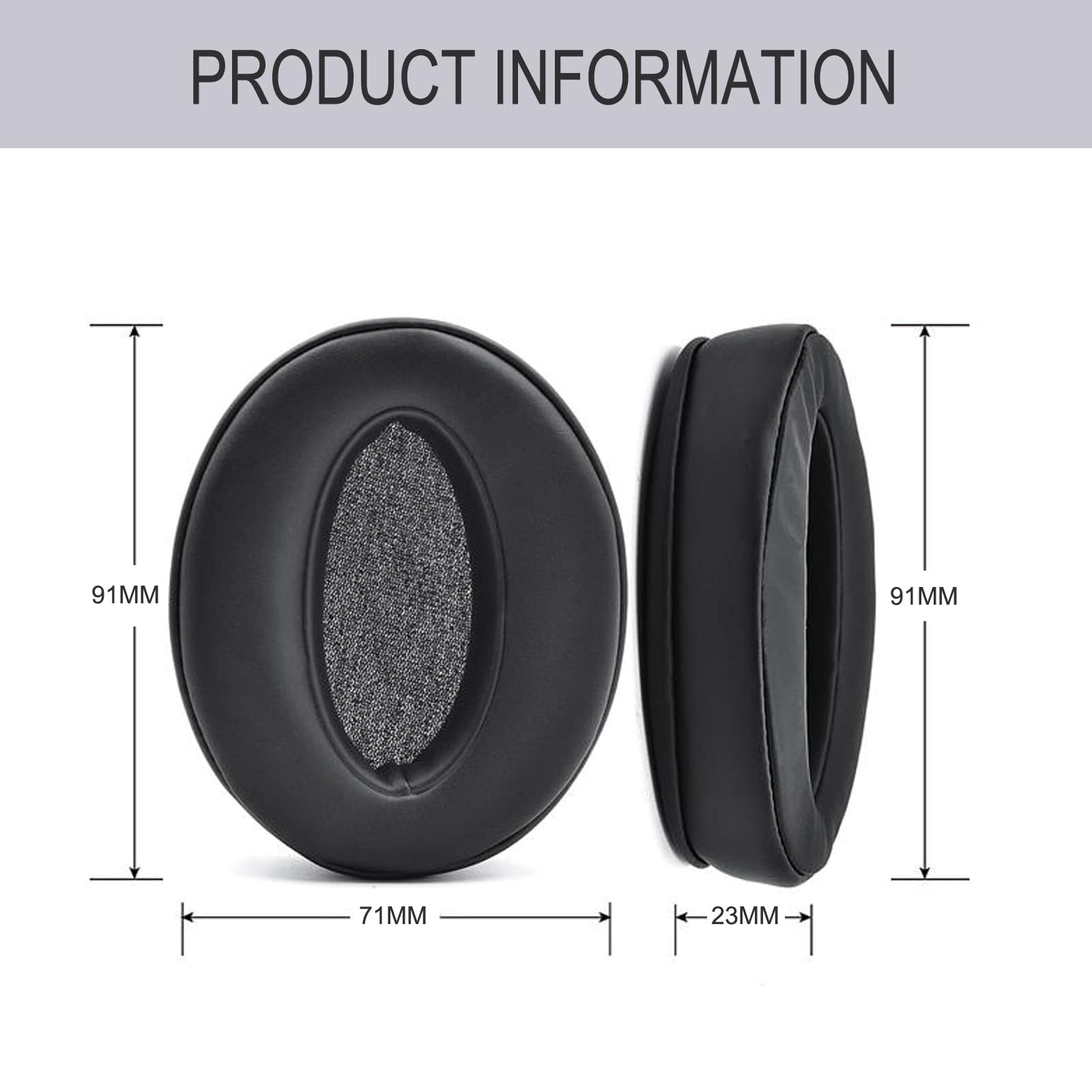 Cuscinetti Auricolari Sennheiser Ricambio - Pelle E Memory Foam Per HD Serie 4 - Foto 12