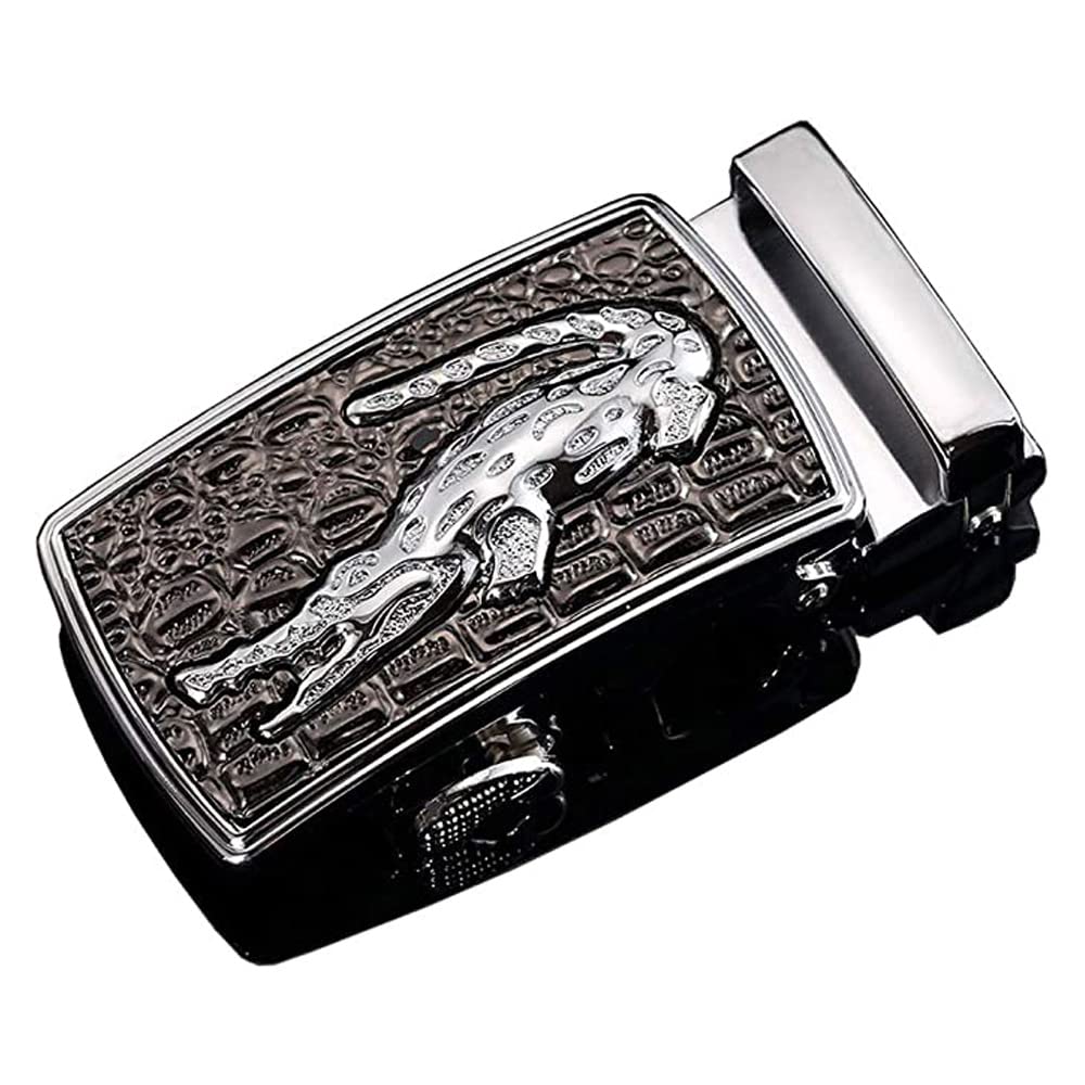 Rtggsel Men's 9 40Mm Ratchet Belt Buckle Only For 1 3/8 Slide Belt Strap Automatic Leather Belt Buckle Replacet (9)