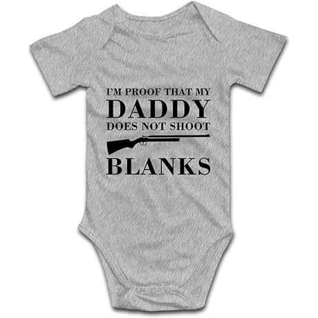 I'm Proof That Daddy Doesn't Shoot Blanks - Infant Rompers