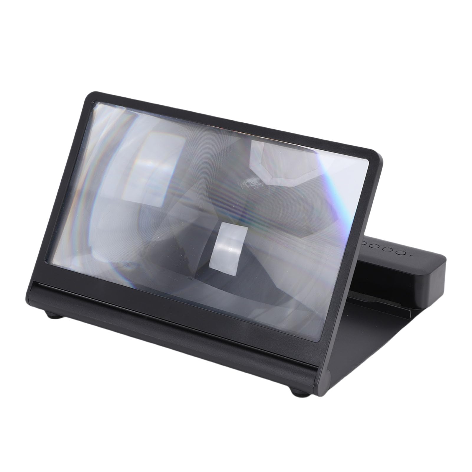 Cuifati Loupe D'écran de Smartphone avec Haut-Parleur Bluetooth, Agrandisseur D'écran de Projecteur de Téléphone Portable 3D HD, Support de Téléphone de Loupe pour Films,
