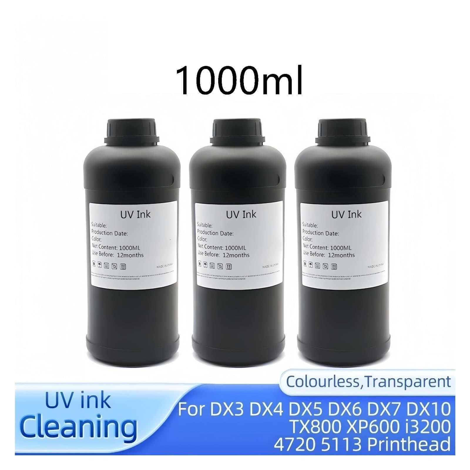 Płyn do czyszczenia drukarek UV 1000ml, kompatybilny z Ricoh