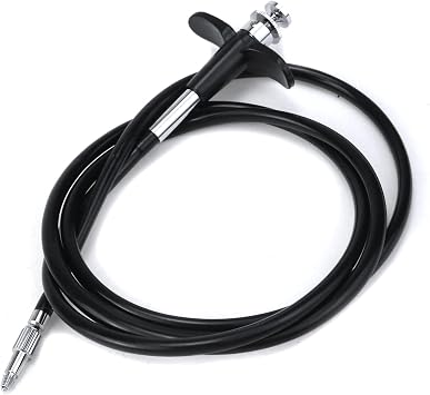 39.4"100cm Threaded Release Cable Shutter Release Cable, Black | Vibration-free, with Bulb-Lock Mechanical Shutter Release Cable