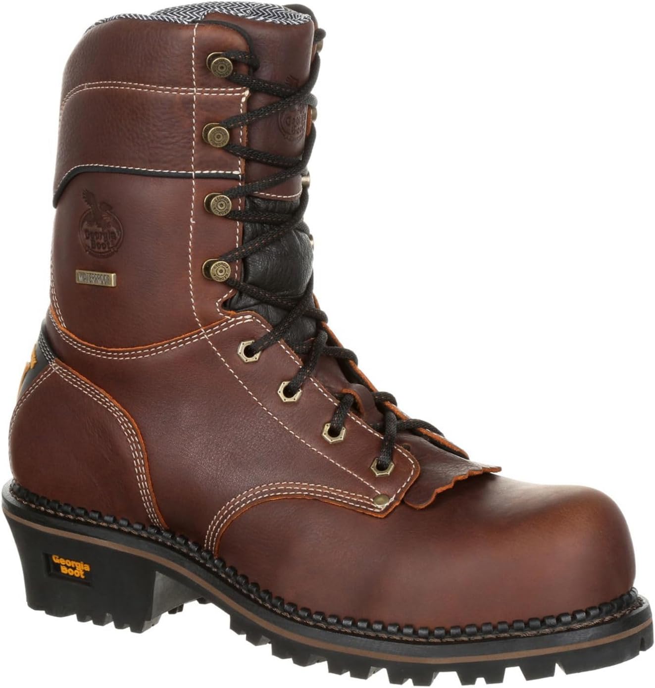 Georgia Boot AMP LT Logger Composite Toe Waterproof Work Boot