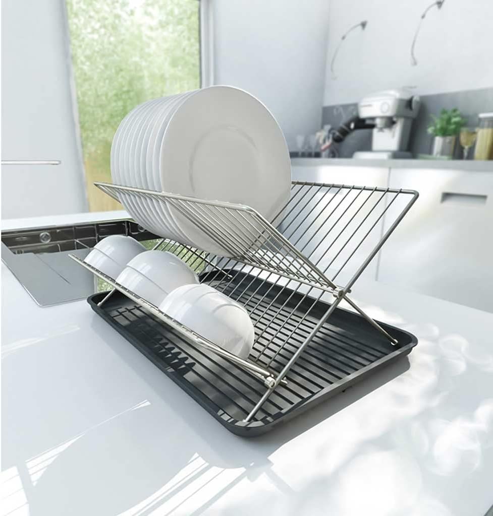 Foldable Kitchen Plates Bowls Cutlery Racks Storage Dish Cover Accessories image 5