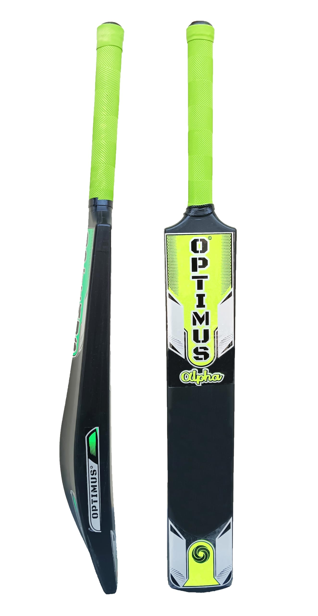 Optimus® Alpha Plastic Cricket Bat for Soft Tennis Ball - Yellow 7 No. Height - 33 Inch, Depth - 3.5 Inch for 11 to 12 Yrs Age-image-14