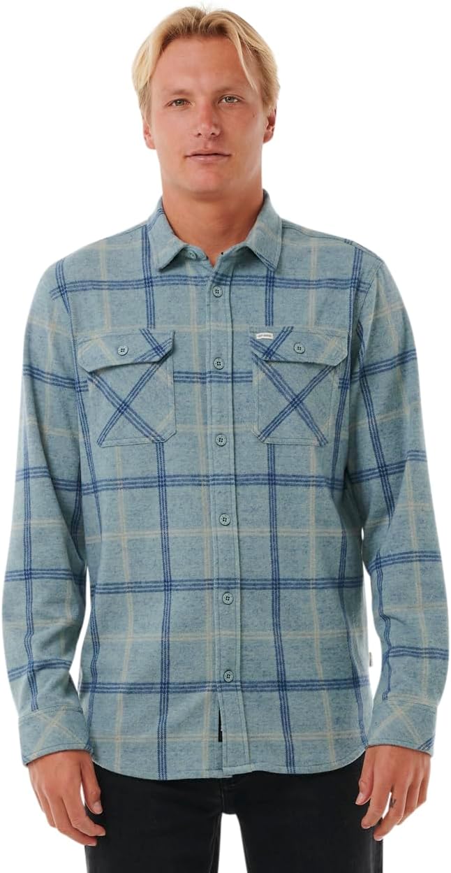 Rip Curl Mens Grid Long Sleeve Shirt