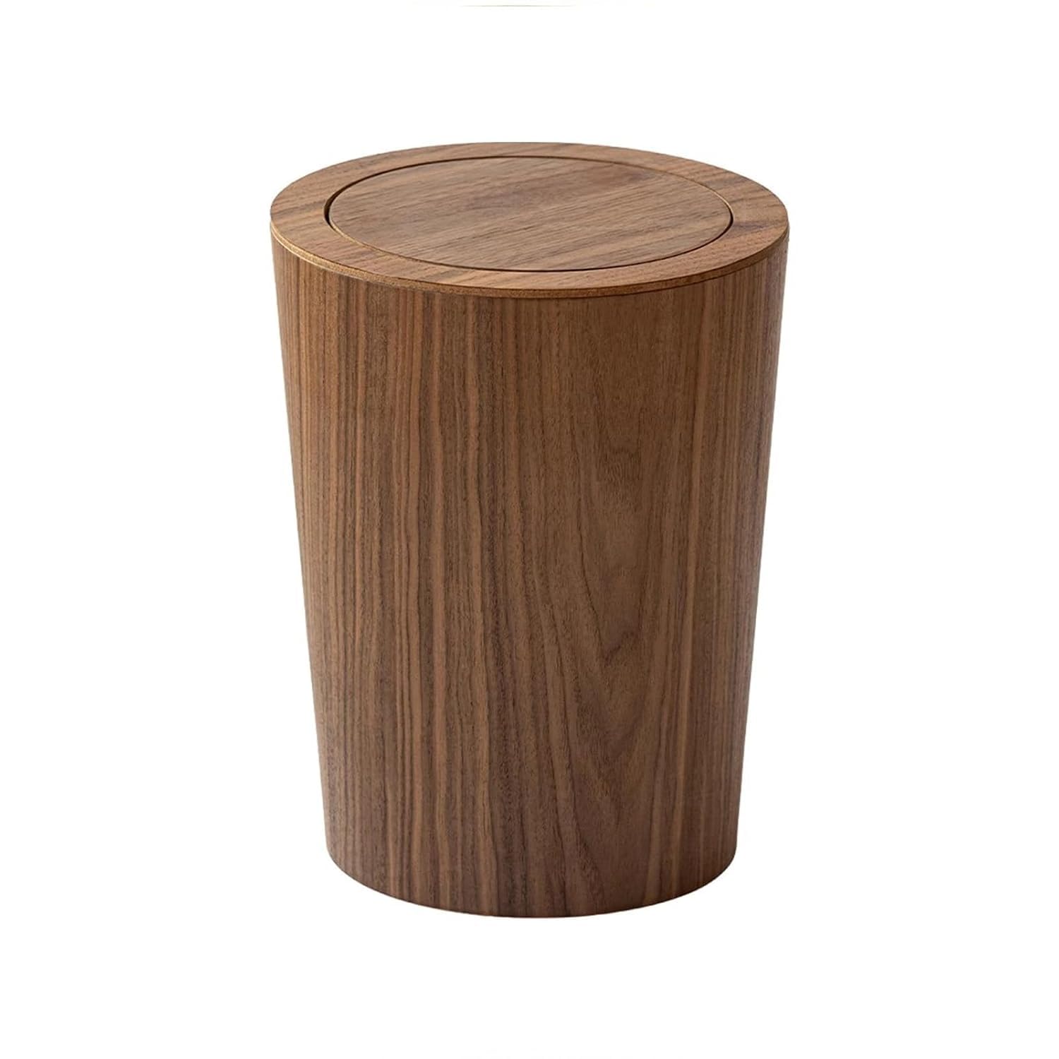 Cubo de Basura Madera con Tapa para Cocina y hogar
