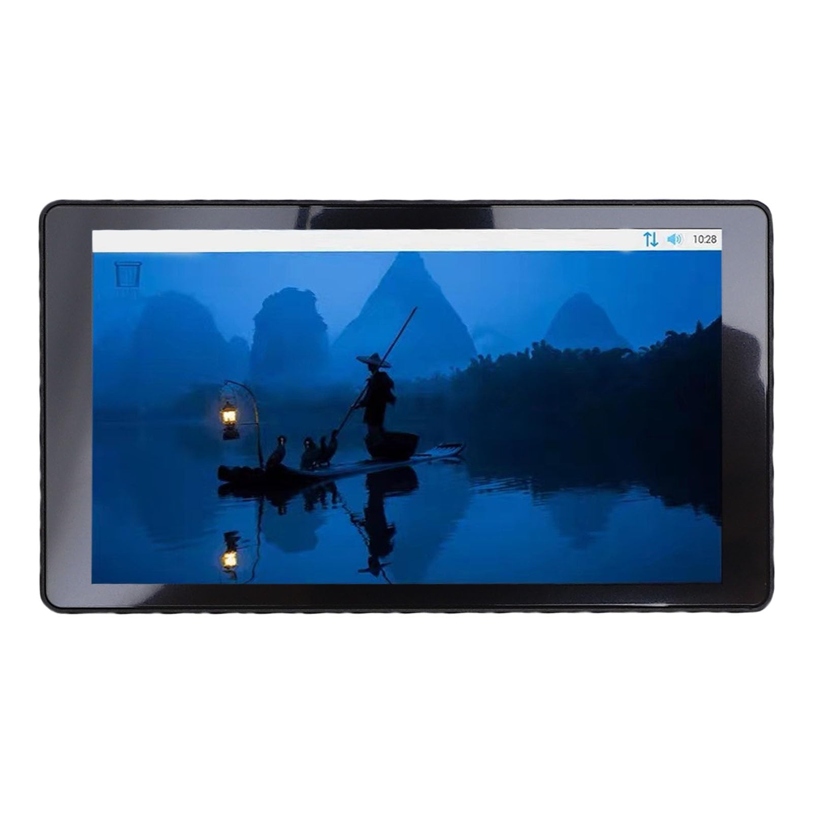Elprico Écran Tactile 5 Pouces, 720 X 1280 Pixels, écran Tactile Capacitif 5 Points Compatible avec Les Appareils RasPi, P4, RK3506 et RK3576, Coque en Aluminium à Refroidissement