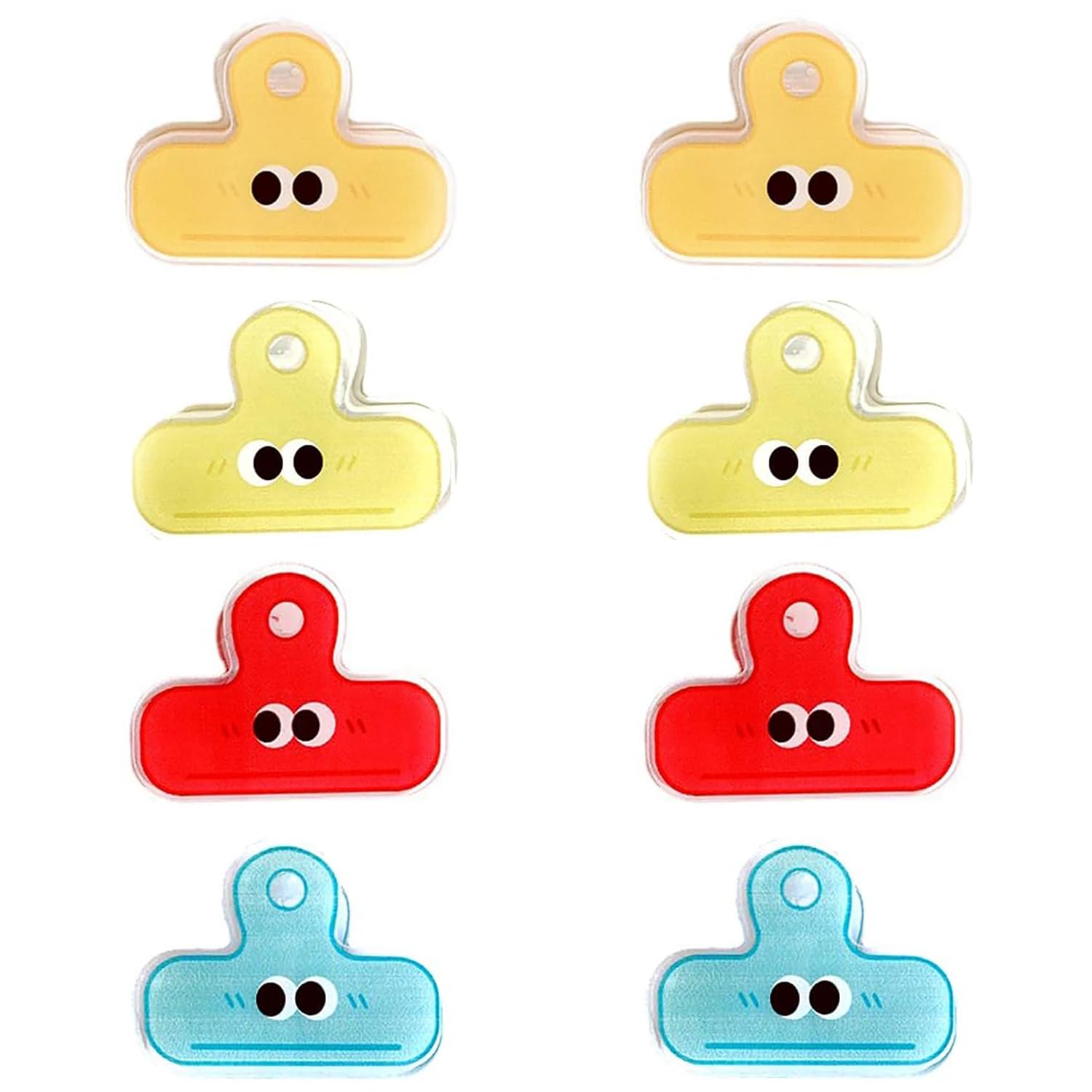 Amazon | クリップ【8枚組】アクリルクリップ かわいい 学生