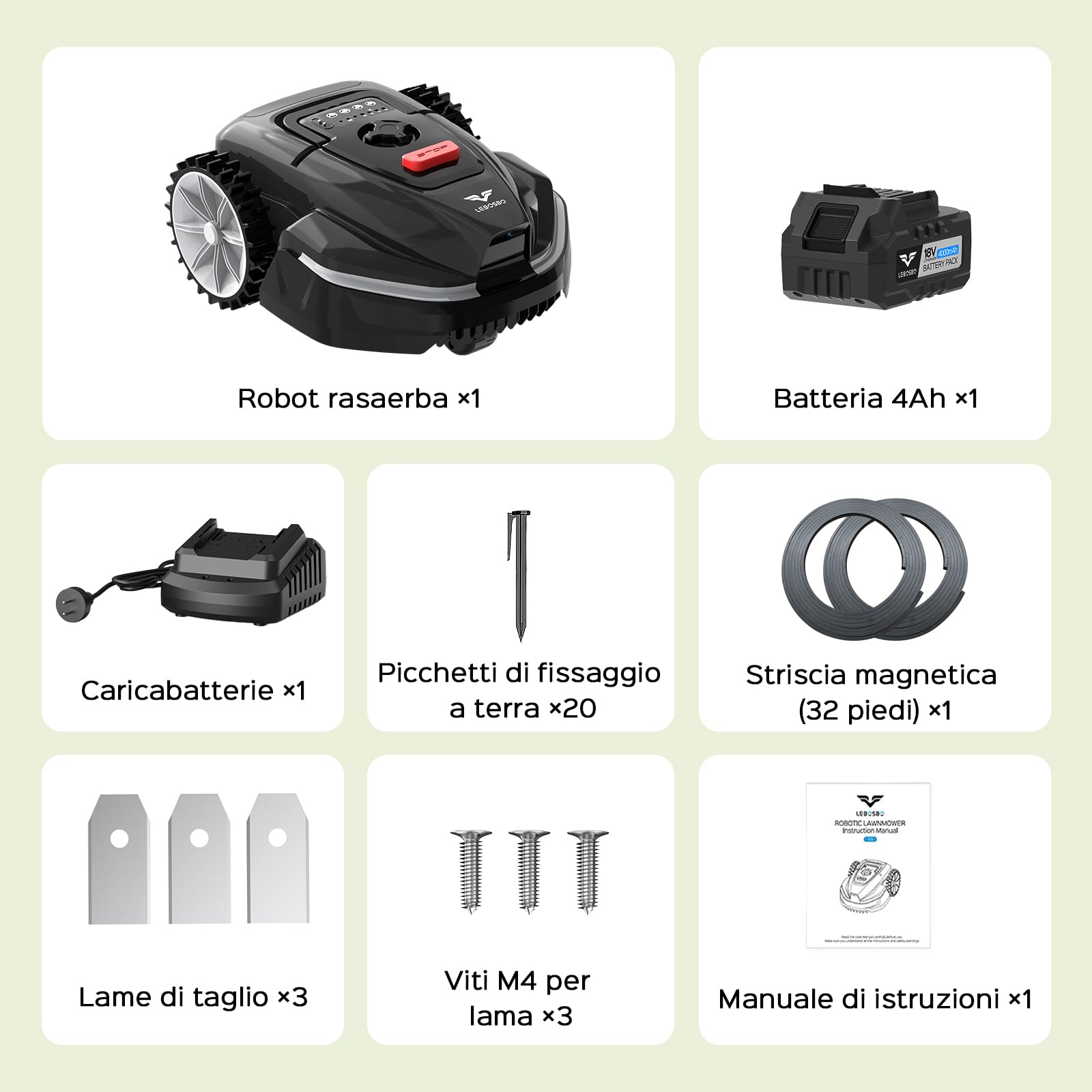 V3 Robot cortacésped, con navegación Visual, detección de 150+ obstáculos, Control por App, 50 dB, con Modo Espiral y Sensor de Lluvia, cortacésped automático para Jardines pequeños y medianos