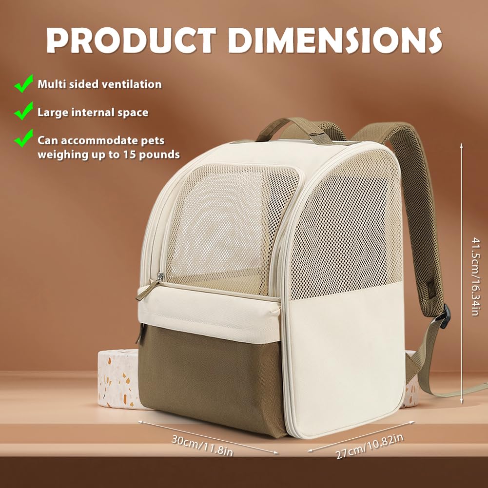 Plecak transportowy dla psa i kota 600D Oxford stalowa rama składany 30x27x41,5 cm