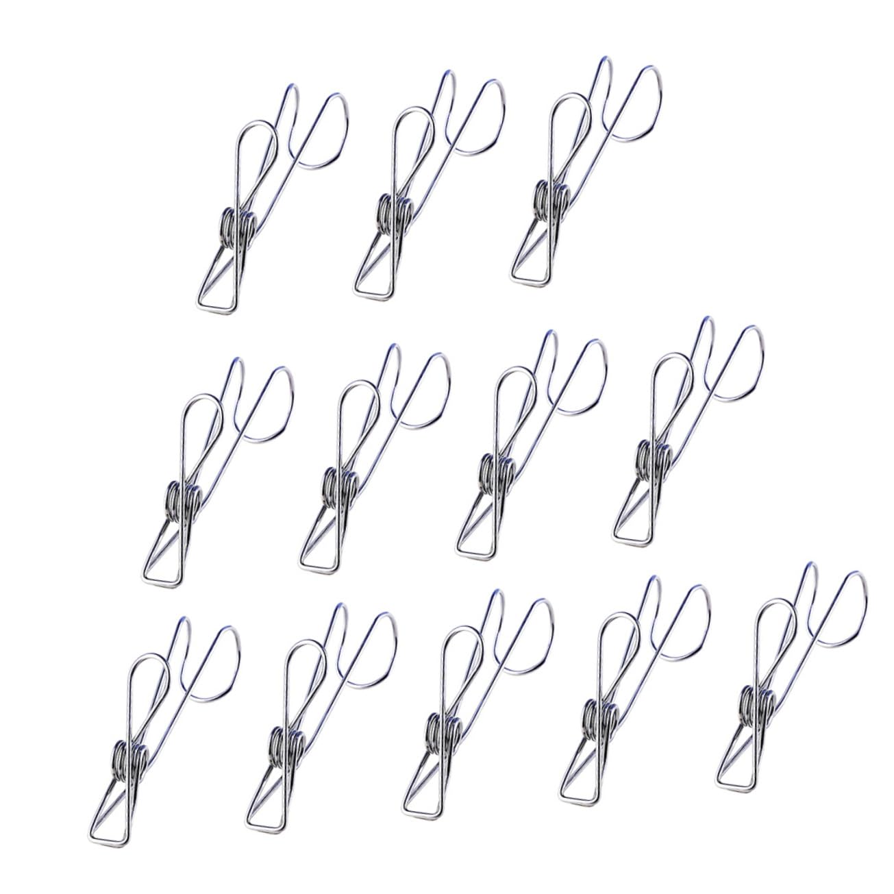 SOLUSTRE 2sätze Teiliges Aus Edelstahl Wäscheklammern Mit Haken Robuste Clips Für Kleidung Handtücher Und Mehr Für Küche Bad Und Camping Hohe Tragfähigkeit Und Platzersparnis