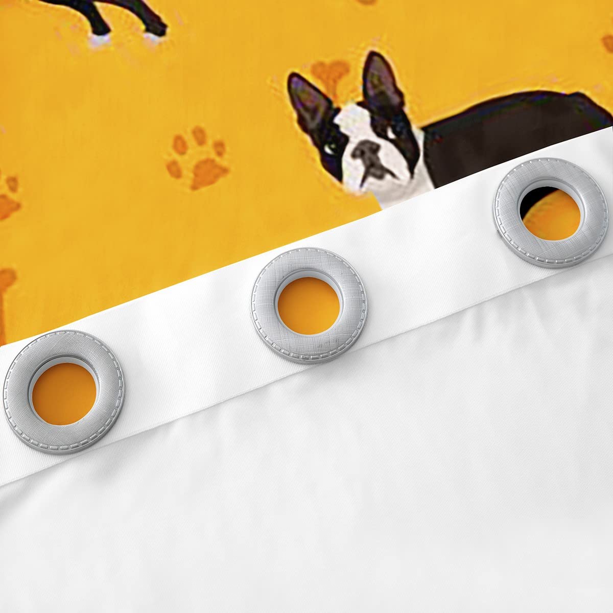 YELDAN Lot De 2 Rideaux Occultants à Isolation Thermique Avec œillets Pour Chambre à Coucher Et Salon, Motif Chien Dalmatien, 137,2 Cm De Long