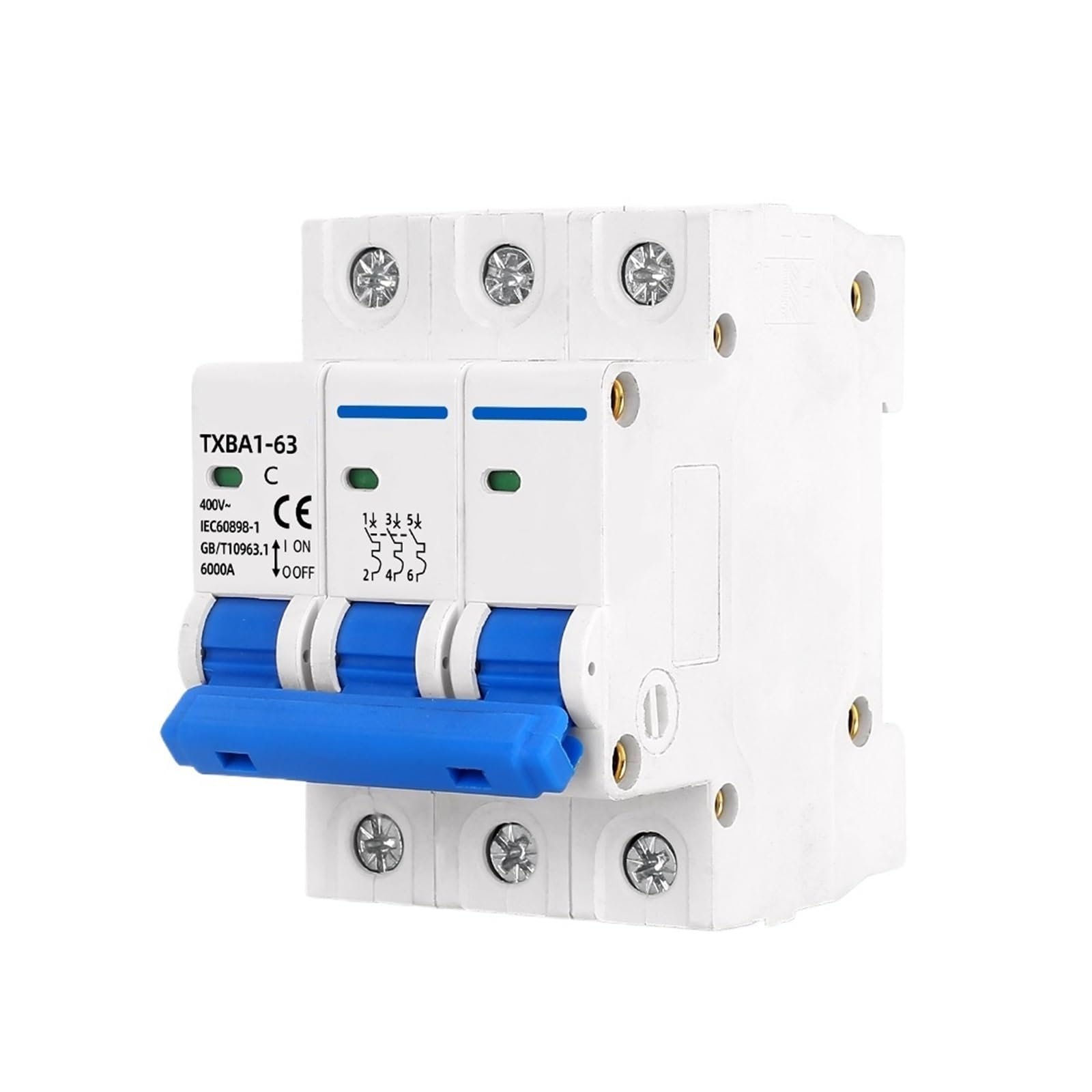 Disjoncteur DZ47 3P type C évite coupures intempestives 400V