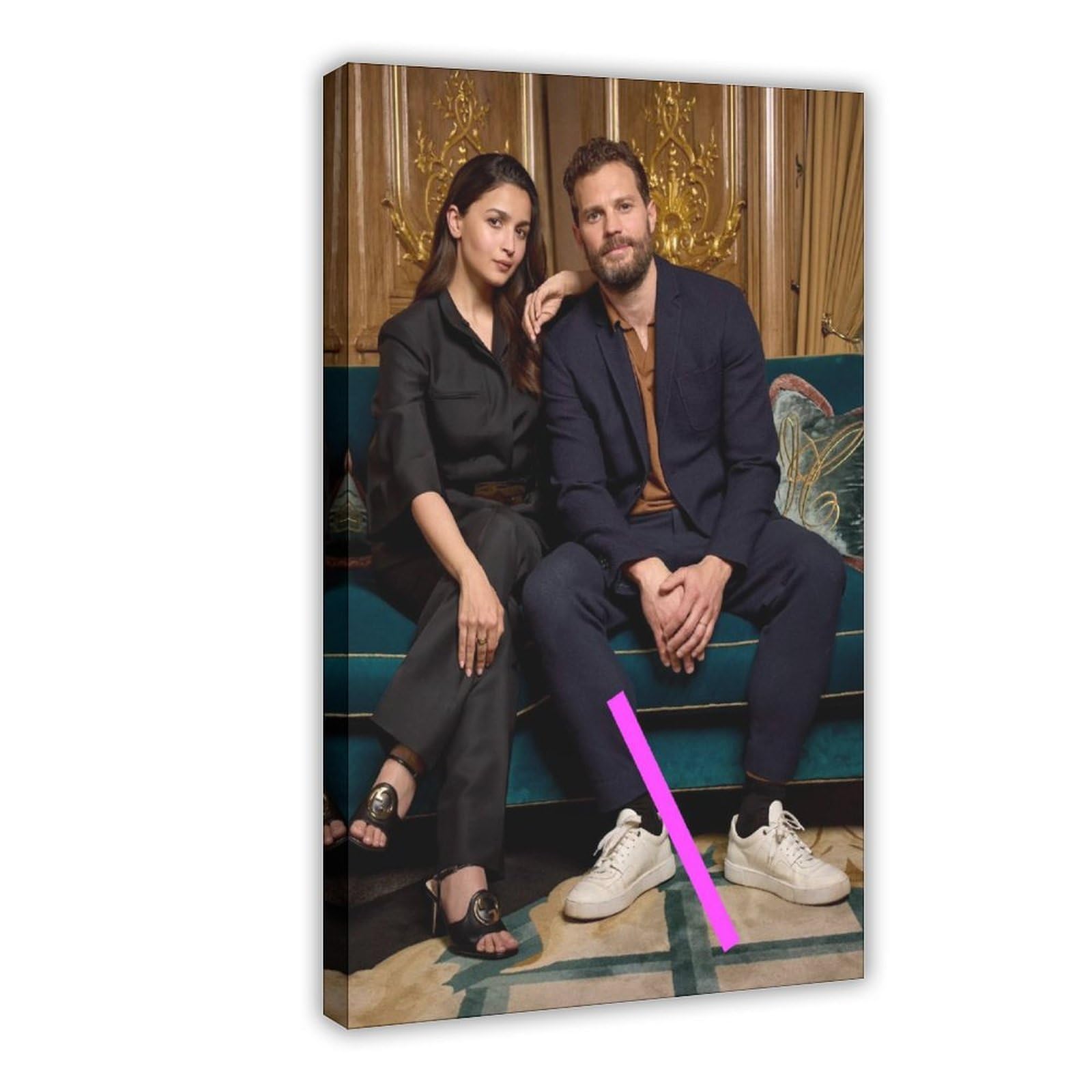 Phthdb Frame-Style Actor Jamie Dornan Poster Canvas Poster Office Decor Gift