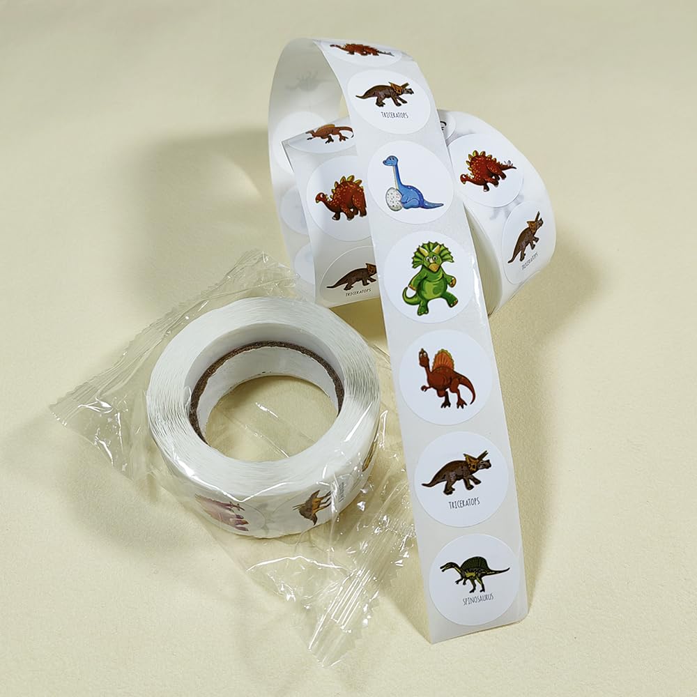 1000 PCS Dinosaur Stickers for Kids - Bulk School Classroom Rewards Sticker for Kids Reward Stickers Potty Training Stickers Animal Incentive - Image 6