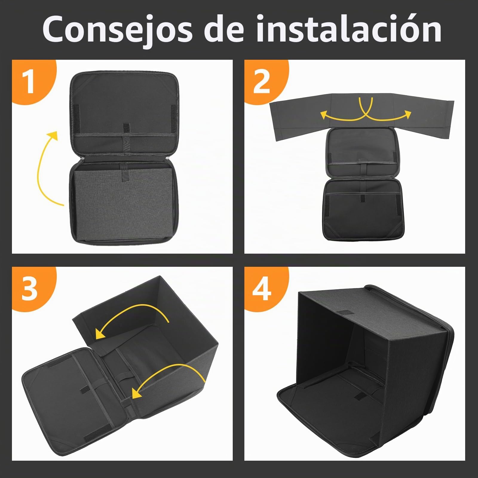 HoYiXi Parasol universal para portátil para trabajar al aire libre, protección solar que refleja la luz solar para MacBook/Hp/Dell/Acer/Asus PC de 15-16 pulgadas, color negro