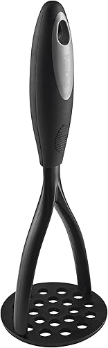 Miniatura 7 de KSENDALO Juego de 2 machacadores de patatas de nailon, grueso, antiadherente, cómodo, mango envuelto en goma, hoja de nailon importado europeo,