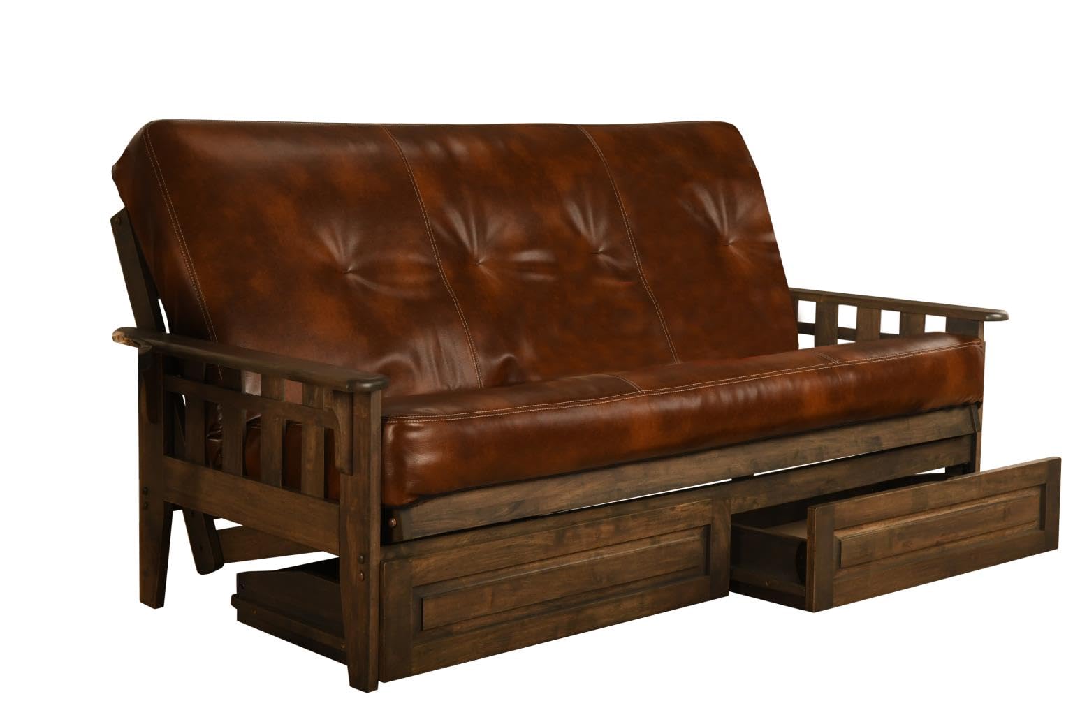 FutonX Rustic Walnut Frame