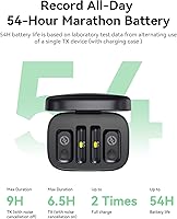 Vista 5 de Micrófono inalámbrico Hollyland Lark A1 Mini para iPhone y Android, 48kHz/24-bit, Cancelación Inteligente de Ruido de 3 Niveles, Micrófono para Negro