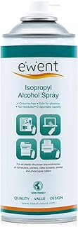 Ewent - Spray Alcool Isopropilico, per Pulizia di Schede Elettroniche e Strutture in Plastica del Computer 400ml