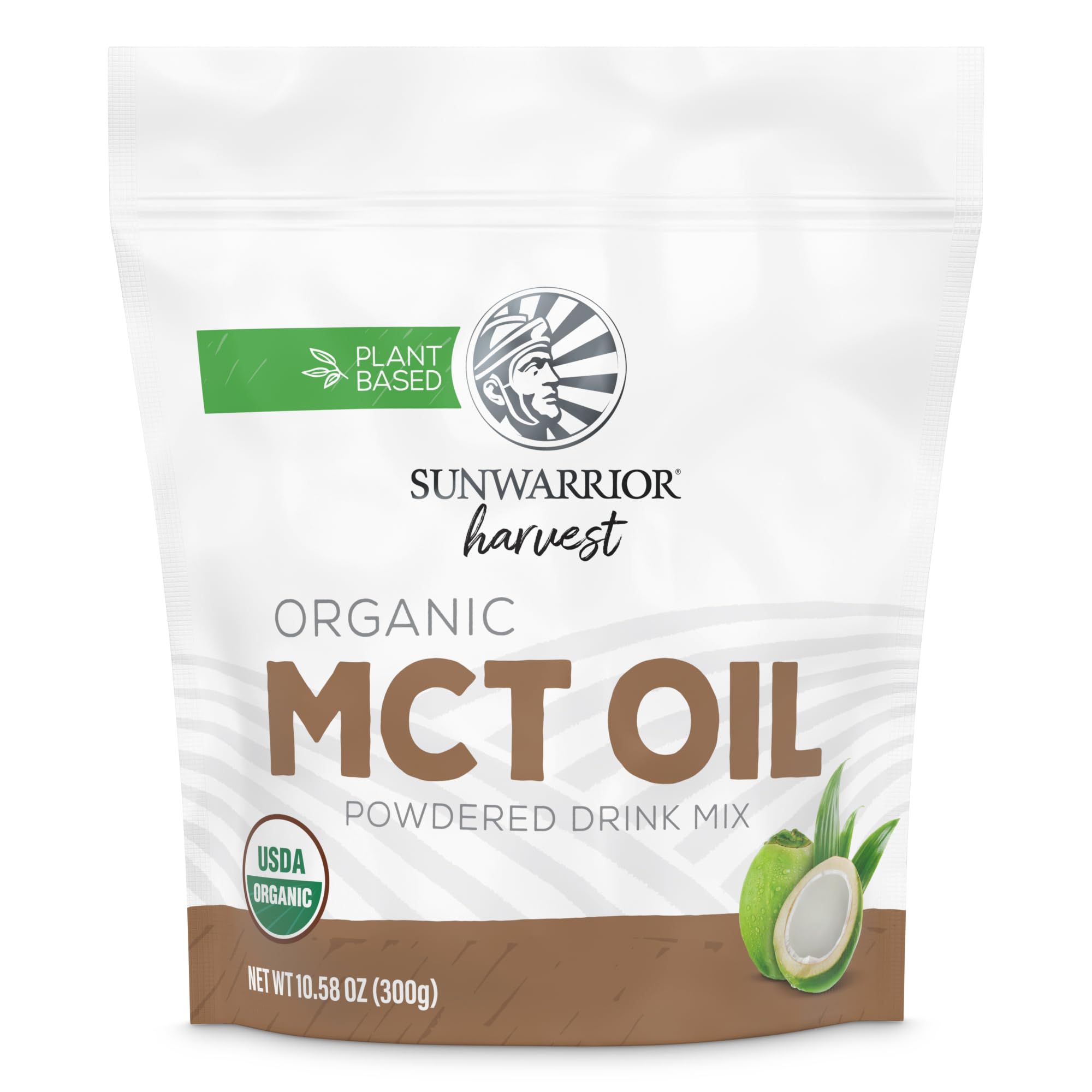 Organic MCT Oil Powder Pure Coconut Drink Mix Smoothie Additive 50 Servings