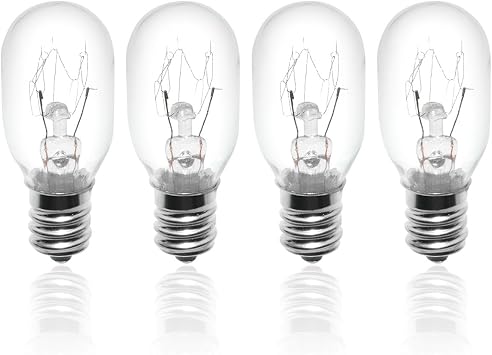 4 Pcs Sewing Machines Light Bulb, Fit for Brother Singer, 15W 120V #7SCW