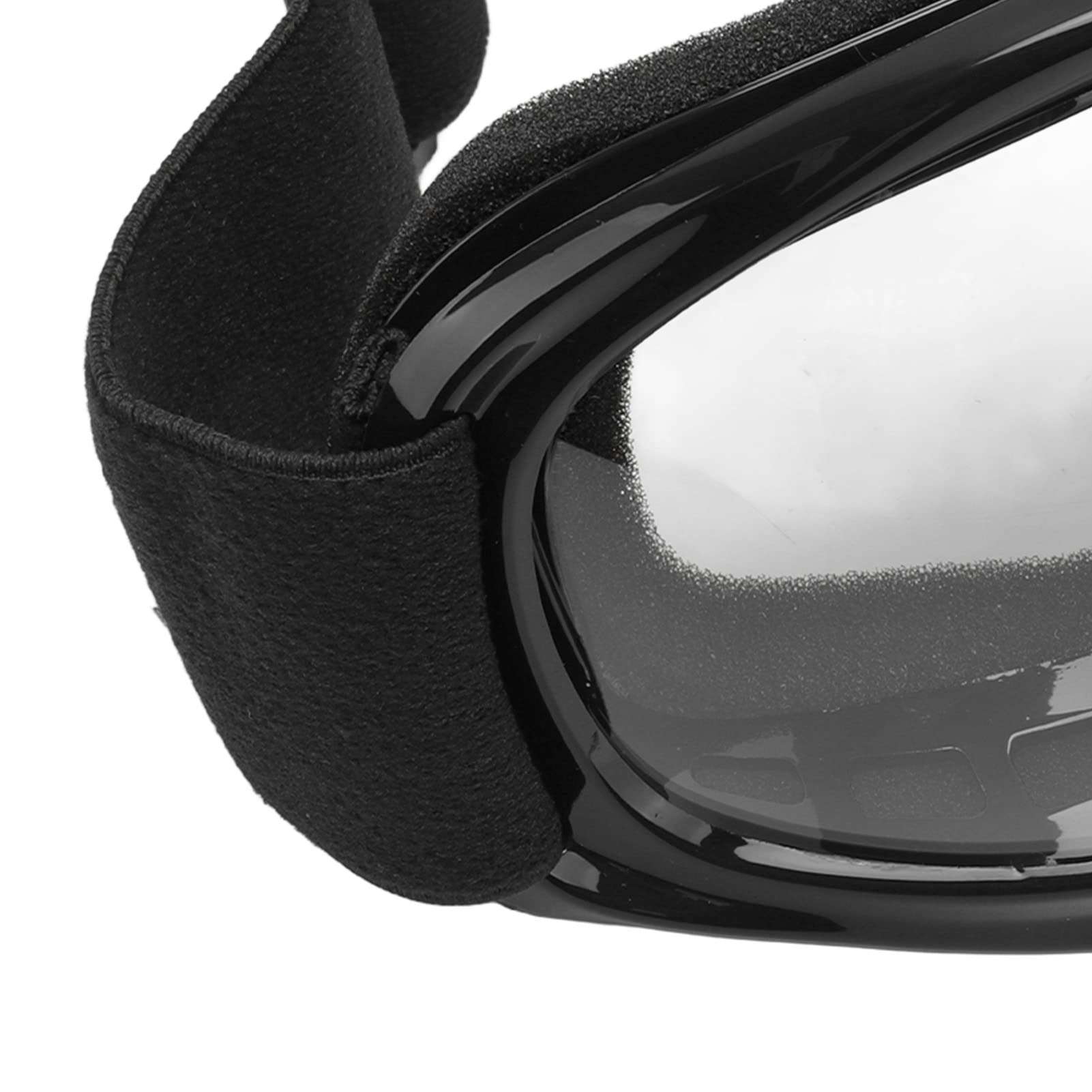 Gogle Pwshymi Dirt Bike, Gogle narciarskie dla dzieci, Profesjonalne, wiatroszczelne, do jazdy na rowerze na świeżym powietrzu, do jazdy na nartach, do jazdy na motocyklu terenowym (czarne) (cza