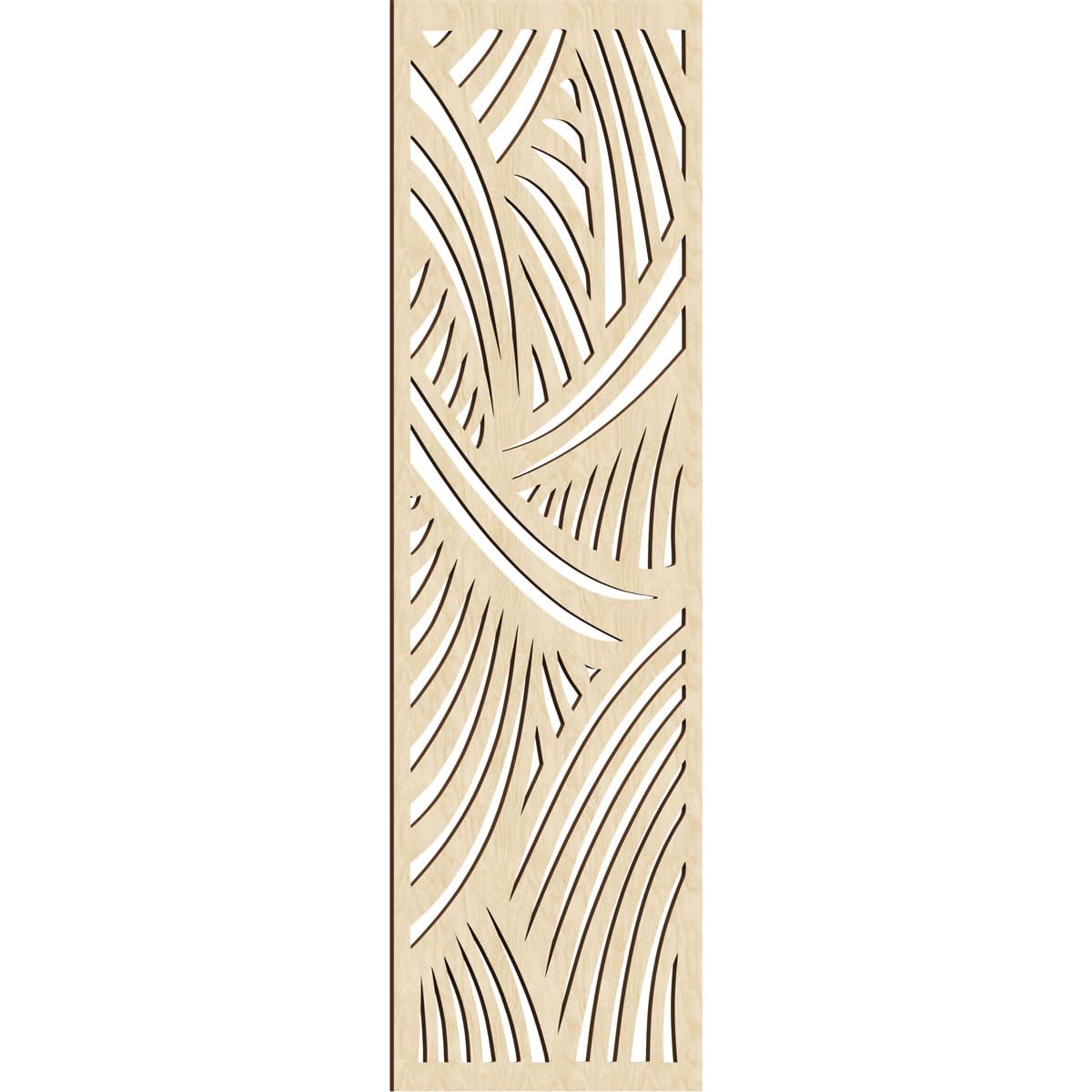 Chester Decorative Pierced Fretwork Wood Wall Panels, 27 3/8"W x 69 3/8"H x 1/4"T, Birch