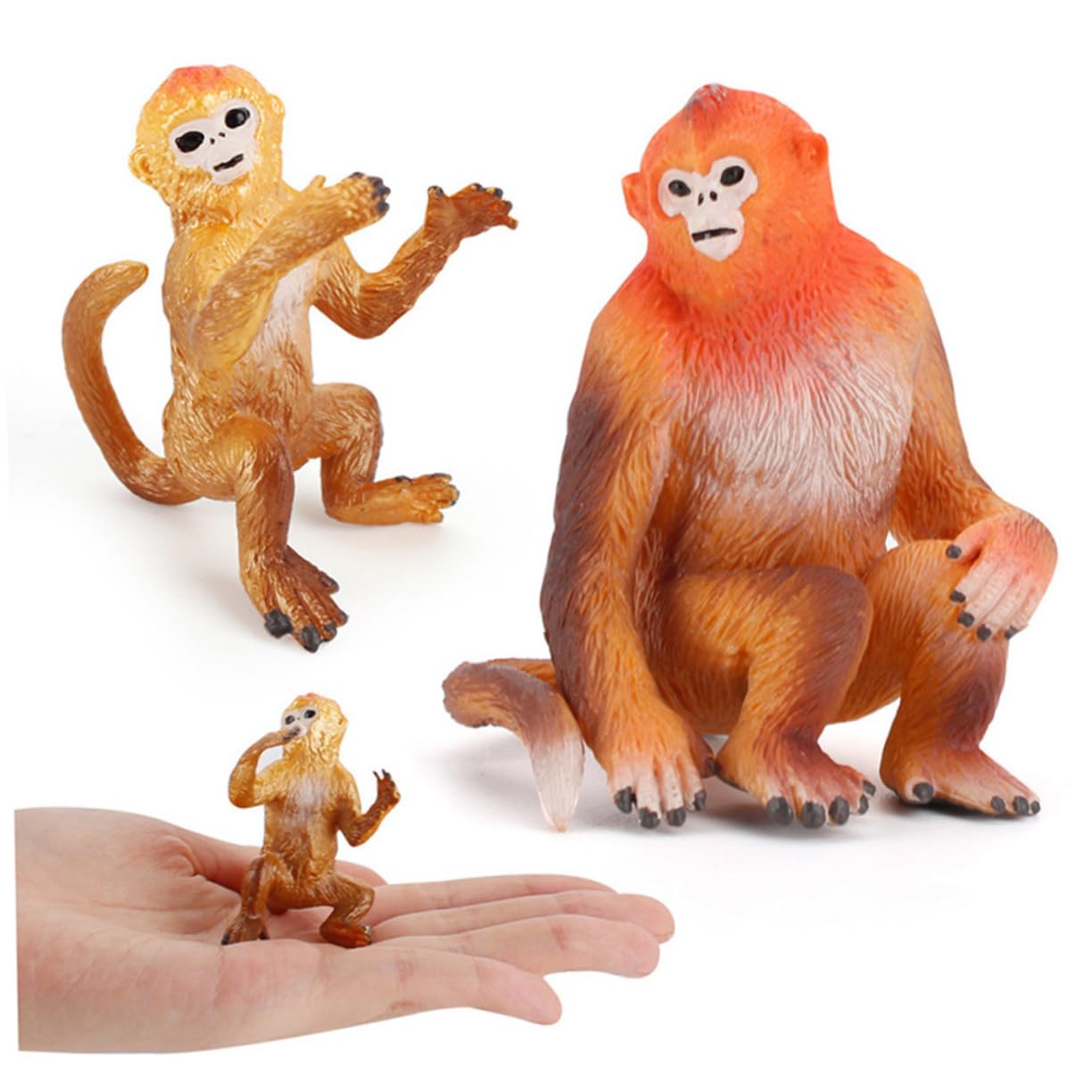 Amazon.co.jp: PHENOFICE 6個 モンキーモデル 子供のための猿の 