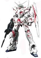 Vista 1 de Bandai Hobby RX-0 Unicorn Gundam HD Color with MS Cage Master Grade Figure, Scale 1/100